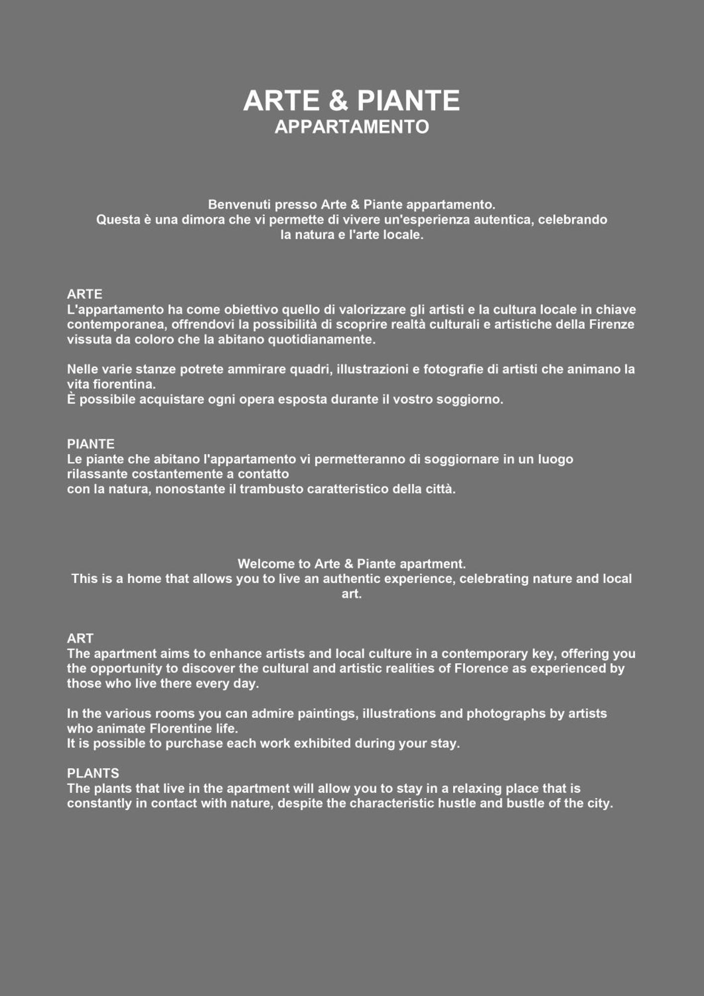 Arte & Piante Appartamento ฟลอเรนซ์ ภายนอก รูปภาพ